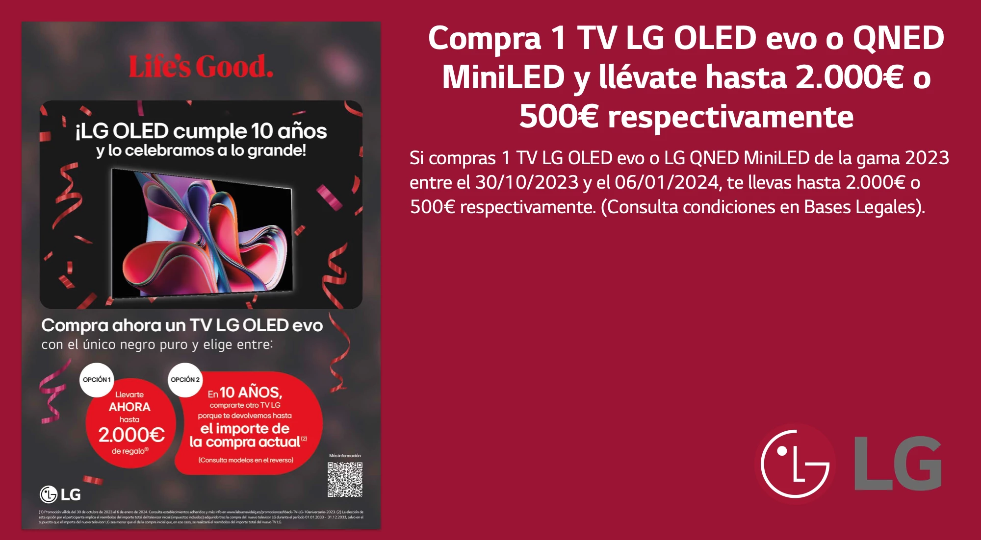 Compra 1 TV LG OLED img