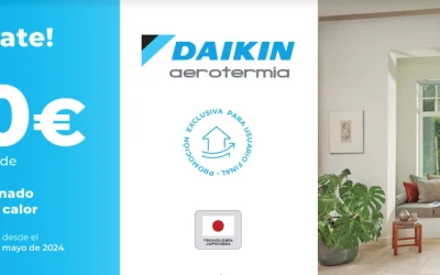 Promoción Daikin CashBack Hasta 150 €