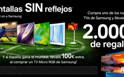 Reembolso con tu nueva tv Samsung