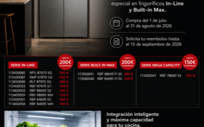 Hasta 200 € de reembolso en frigoríficos Teka: renueva tu cocina este verano