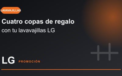 Set de cuatro copas de regalo con tu lavavajillas LG