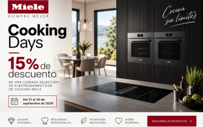 Miele Cooking Days: 15% de descuento en electrodomésticos de cocción