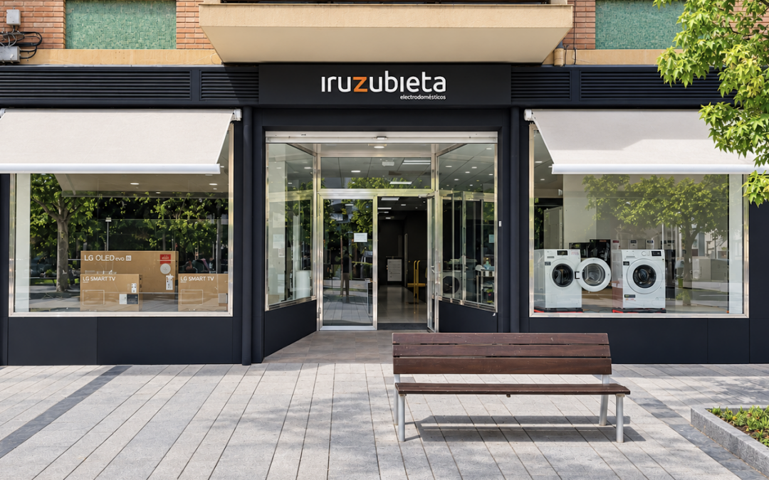 Fachada de Electrodomésticos Iruzubieta en Paseo Mercadal 43, Calahorra