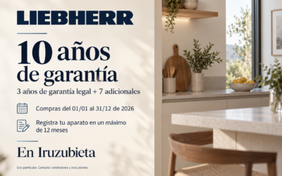 10 años de garantía total en electrodomésticos Liebherr