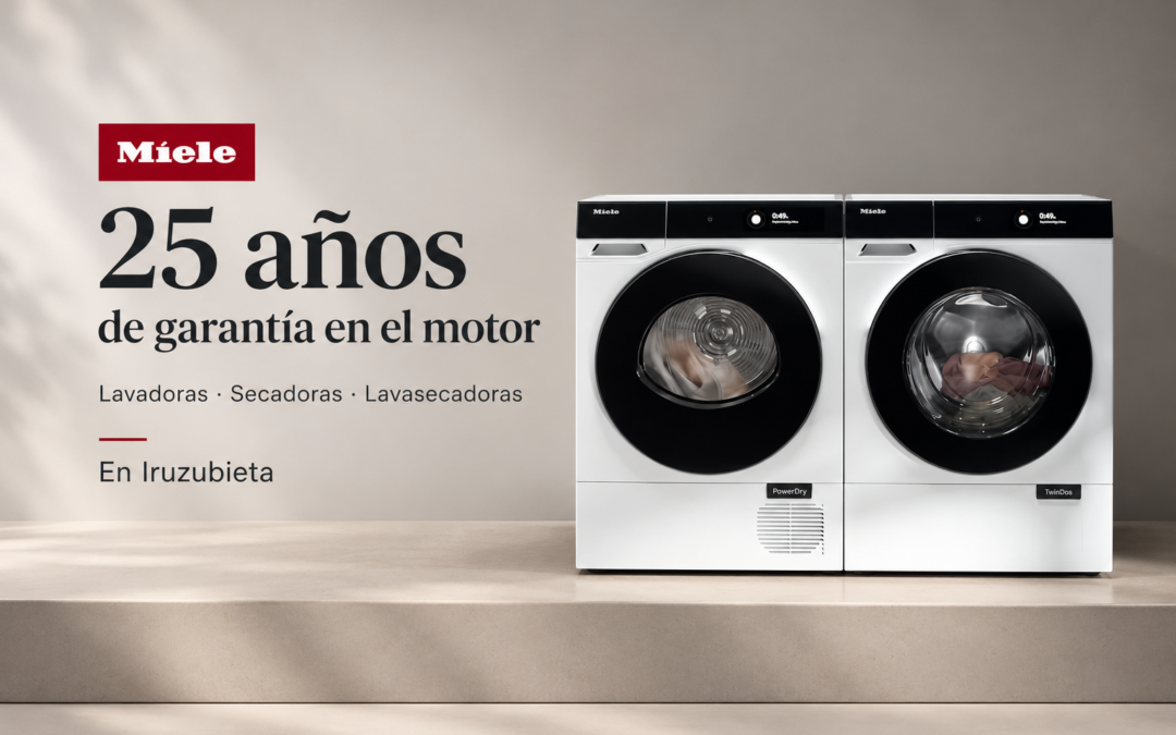Miele: 25 años de garantía del motor en lavadoras, secadoras y lavasecadoras