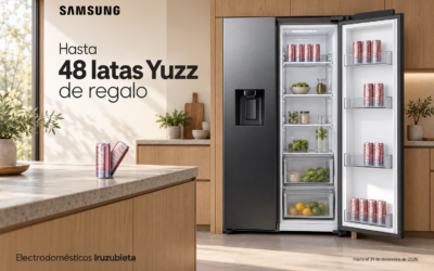 Samsung: hasta 48 latas Yuzz de regalo por tu compra en Iruzubieta